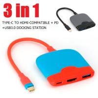 [HOT HAIXWLXKWW 589] Dock TV สำหรับ Docking Station USB Type C เพื่อรองรับ3.0 Hub