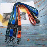 Lanyards พวงกุญแจที่มีสีสันพิมพ์สายคล้องคอพวงกุญแจเชือกศัพท์มือถือครูของขวัญ1ชิ้นผู้ถือป้าย Key ！