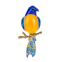 Enamel Magpie Bird Brooches Pins Women Luxury Fashion Brooches Alloy Brooch Pins