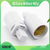 B5ev40er4ly SHOP B5ev40er4ly SHOP 1Pcs Retardant G24 To E27 Lamp base bulb G24 Adapter Screw power Holder Converter Light Bulb Socket Halogen CFL Lamp