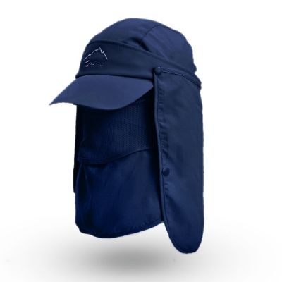 หมวกกันน้ำแห้งเร็วอเนกประสงค์พับได้ป้องกันรังสียูวี Uiy-07เบสบอลกลางแจ้งสำหรับผู้ชายตั้งแคมป์หมวกแก๊ปป้องกันคอ
