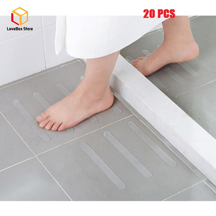20pcs Bathroom Bathtub Non-slip Stickers Stairs Safety Shower Anti-slip Tape 