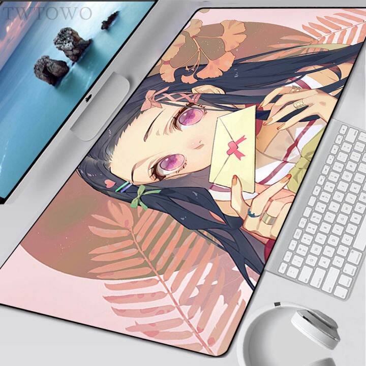 mouse-pad-gamer-xxl-new-custom-hd-mousepads-keyboard-pad-demon-slayer-kamado-nezuko-laptop-natural-rubber-soft-gamer-table-mat