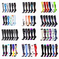 Multi Pairs/Lot Compression Socks Varicose Veins 30 Mmhg Stockings Men Women Outdoor Sports Socks Best Graduated For Athelete