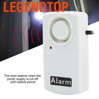 【Ready】Legendtop CN Plug 220V LED Indicator Smart 120db Automatic Power Cut Failure Outage Alarm Warning Siren