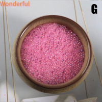 ?【Lowest price】Wonderful MINI Bubble Ball beads 10กรัม/แพ็ค Tiny Glass UV ไส้เรซิ่น ASSORTED DIY NAIL