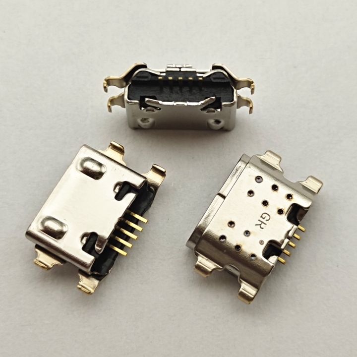 Hot Selling 10-100Pcs Micro USB Connector Charger Plug Dock Port For  Galaxy A01 A015 A015V A015F A032 M01 M015 M015F A03 Core A032F