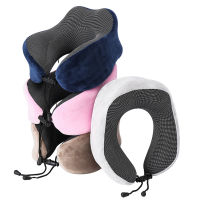 Portable U Shaped Travel Pillows Cervical Headrest Cushion Flight Head Neck Support Backrest Pillow