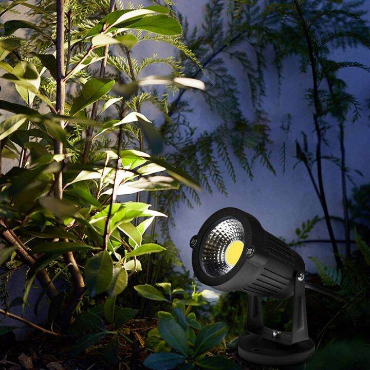 cob-3w-12v-led-lawn-light-waterproof-led-spotlight-garden-garden-light-outdoor-spotlight-no-pillars-warm-colors