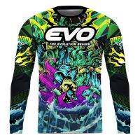 Jersey poseidon evo พรีเมี่ยม dri-fit รถจักรยานยนต์ ขี่ เสื้อผ้า เสื้อแขนยาว