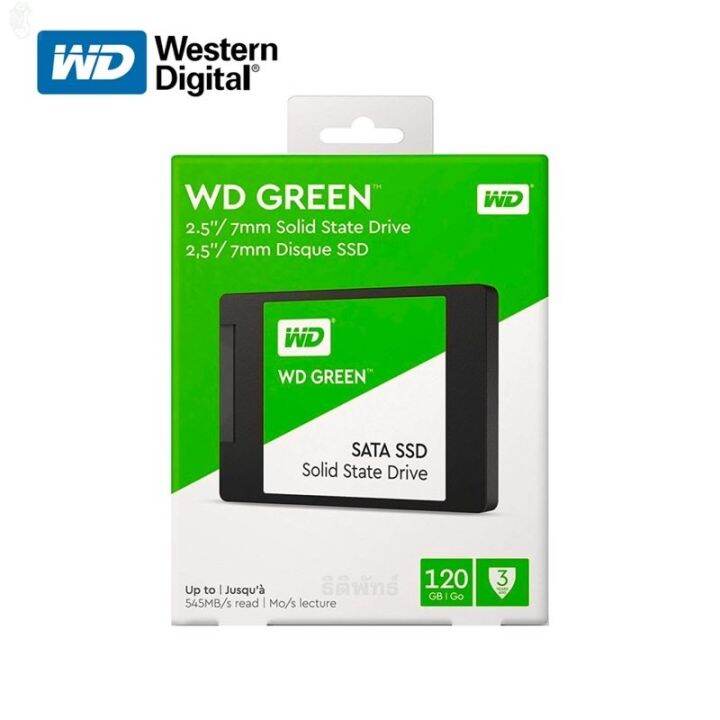 ลด-50-พร้อมส่ง-ssd-wd-ขนาดความจุ-3-ขนาด-120gb-240gb-480gb-เอสเอสดี-green-sata-iii-2-5-ขายดี