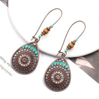 hang qiao shop Bohemian Long Pendant Pierced Drop Earrings Accessories Ornaments Oorbellen