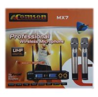 ไมค์ลอยไร้สาย COMSON ไมโครโฟนไร้สาย/ไมค์ลอยคู่ UHF ประชุม ร้องเพลง พูด WIRELESS Microphone รุ่น MX7 ของแท้ 100% ฟรีกระเป๋าไมค์ ?✔(จัดส้งฟรีส่งไว)