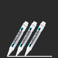 【CW】0.7mm White Paint Marker Pen 20cm Deep Hole Markers Pen Set Waterproof Permanent Oily Pens for Rock Wood Metal Glass Tiles