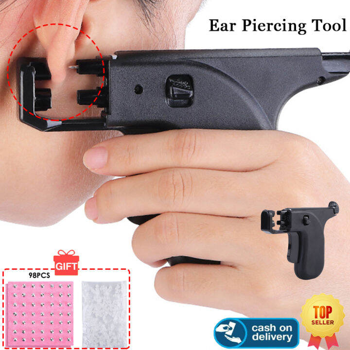 Set of 98 Round Earrings Professional Universal Ear Piercing Instrument