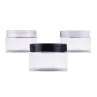 10pcs Container Empty Cosmetic Jar Cookie Storage Pot Portable Clear Mask Packing Plastic Travel Bottle 100g 150g 200g 250g 350g Travel Size Bottles C