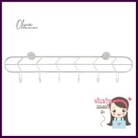 ราวแขวนสเตนเลส45cm6ตะขอKECH LEAFSTAINLESS STEEL KITCHEN RAIL WITH 6 HOOKS KECH LEAF 45CM **ของแท้100%**