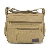 Hot Classic MANs Shoulder BagMens Vintage Canvas School Military Travel Handbags Messenger Bag Bolsas sac a main High Quality