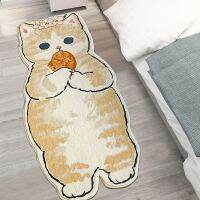 （A SHACK） INSKawaii CatRug ตุ๊กตาปุยปุยผิดปกติ BedsideFloor MatCute เด็กสาวห้องนอนตกแต่ง