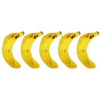 5Pcs Pet Cat Teeth Grinding Catnip Toys Soft Plush Banana Fun Interactive Gifts Q1QC