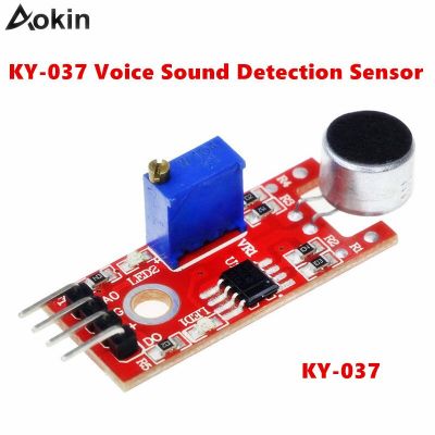 Ky-037 4pin เสียงเครื่องส่งสัญญาณไมโครโฟนสมาร์ทสำหรับ Arduino Diy Kit สูง