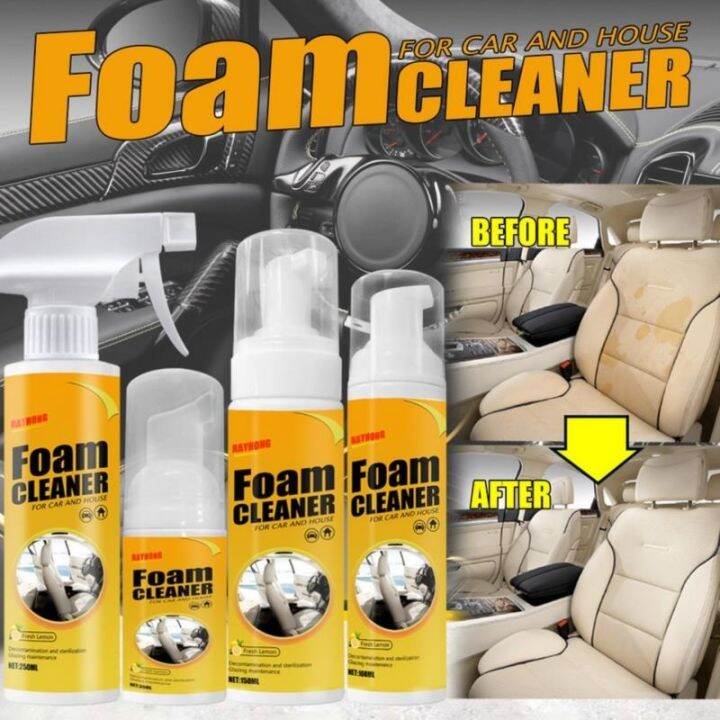 【CW】 Multifunctional Cleaning Foam Cleaner Spray Multipurpose Cleaner Car Interiors Cleaning