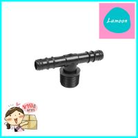 สามทางเกลียวนอก PE TOWAI 16X3/4นิ้วX16 มม. สีดำ แพ็ก 10 ชิ้นTEE PIPE FITTING PE MPT TOWAI 16X3/4INX16MM BLACK 10PCS/PACK **จัดส่งด่วนทั่วประเทศ**