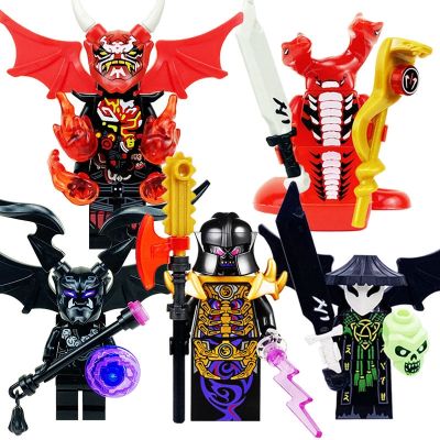 The 16Th Season Of The Lord Of Darkness Garmandu Crystal King Small Doll Phantom Ninja LEGO Figures To Insert Building Blocks 【AUG】
