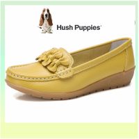 HUSH PUPPIES รองเท้าโลฟเฟอร์ ส้นแบน แบบสวม ขนาดใหญ่ สําหรับผู้หญิง ไซซ์ EU 40 41