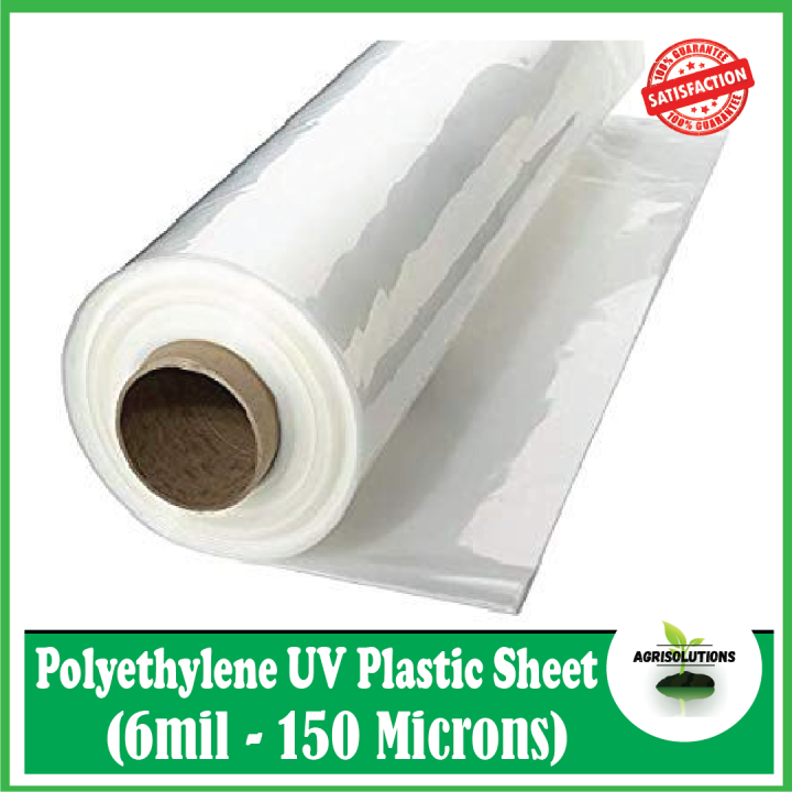 Polyethylene UV Plastic Sheet (6 mil 150 Microns) 9ft x 5 Meter