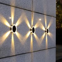 【LZ】♤  LED Solar Powered Outdoor Lâmpada impermeável Jardim Enterrado Luzes Pátio Gramado Escadas Passos Decoração de Natal