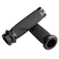 CNC อลูมิเนียม Handlebar Grips Handle Bar Grips 1 "25Mm สำหรับ Harley Softail Sportster Touring Dyna Custom