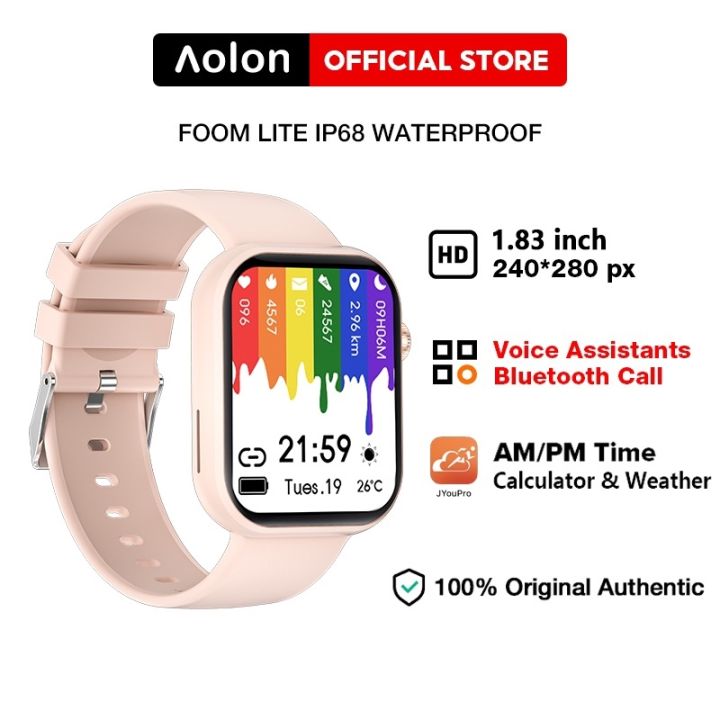 Aolon FOOM Lite Original Smart Watch IP68 Sports Waterproof Bluetooth ...