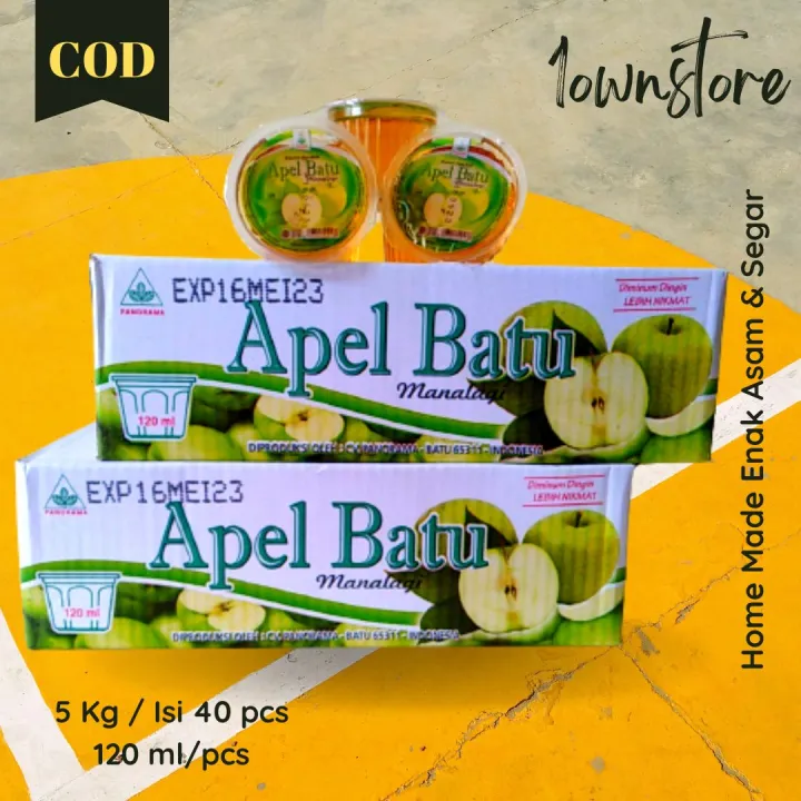 Minuman Sari Apel And Jeruk Nipis Oleh Oleh Khas Malang Panorama 40pcs