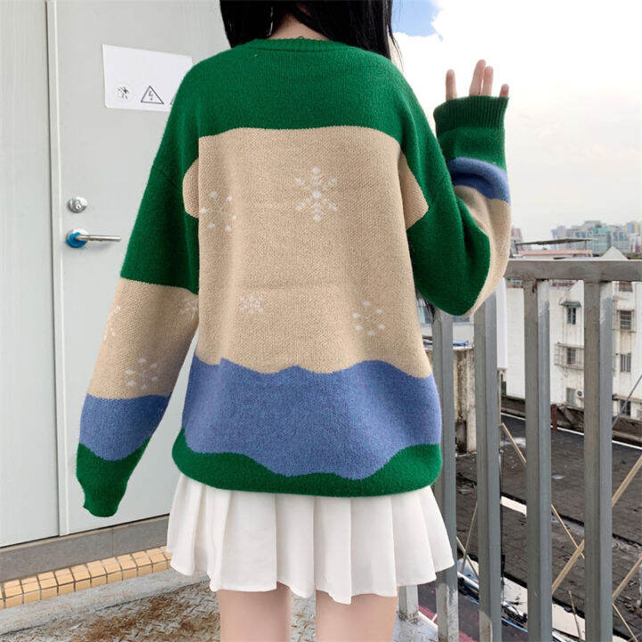 kosahiki-winter-ladies-sweaters-cartoon-bear-embroidery-knitted-pullover-2021-warm-jumper-soft-long-sleeve-lovely-japanese-top