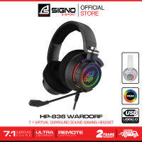 SIGNO E-Sport 7.1 Surround Sound Gaming Headphone รุ่น WARDORF HP-836 (หูฟัง เกมส์มิ่ง)