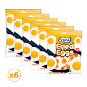 6 gói kẹo dẻo hình trứng ốp la Vidal 100g gói