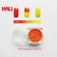 Color To Color Thermochromic Pigment 1Lot=10Gram 31C Orange To Yellow Heat Sensitive Pigment Changeable Powder Free Shipping