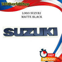 โลโก้ Suzuki ดำด้าน matte black LOGO SUZUKI MATTE ติด Suzuki SWIFTมีบริการเก็บเงินปลายทาง