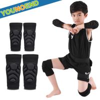 【hot】！ 2Pcs/Pair Kids Teens Knee Elbow Sleeves with Collision Avoidance Thick Sponge Sport Skate Skiing Soccer Cycling