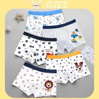 COD DSFERGWETERW 【OSEE】2 pack Boys underwear 100 cotton class A boxer shorts for children middle and large children 3-6 to 12 years old does not clip the butt cotton kids innerwear