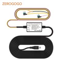 Zerogogo ชุดลวดแข็ง12V ถึง5V Hardwire สำหรับรถกล้องหน้ารถสายอะแดปเตอร์สำหรับ Dvr ชาร์จสำหรับ Dash Cam Wire สำหรับ Dvr กับ Acc