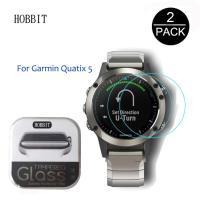 【✔In stock】 uk7asf 2แพ็คสำหรับ Garmin Quatix 5 0.3มม. 2.5d 9ชั่วโมงกระจกนิรภัยใสปกป้องหน้าจอฟิล์มฟิล์มกันรอยจอ Lcd ติด Gps สำหรับสมาร์ทวอท์ช