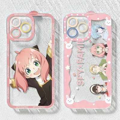 Spy X Family Manga Soft Silicone Case for iPhone 14 Pro Max 13 12 11 Pro Max Mini XR XS X 8 7 6 6S Plus SE 2020 Clear Back Cover