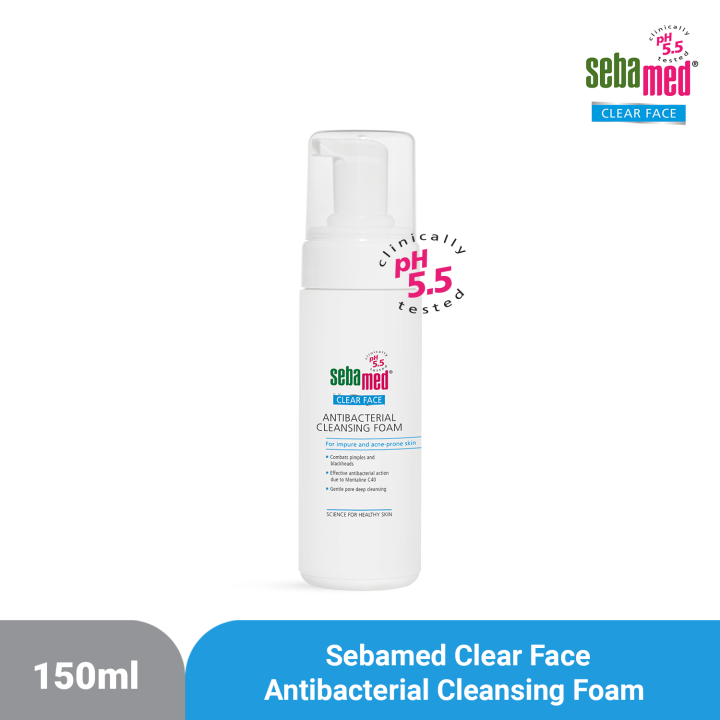 Sebamed Clear Face Antibacterial Cleansing Foam 150ml Lazada Indonesia