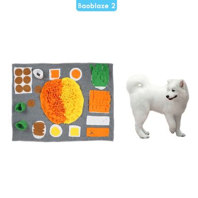 [BAOBLAZE2] Pet Dog Snuffle Mat Nose Work Sniffing Nose Training Pad Fun Toy Carpet