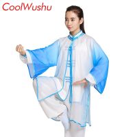 Tai Chi Clothing Kung Fu Clothes Wushu Uniform 3-Piece Suit Spring Autumn Male Women Taiji Fu