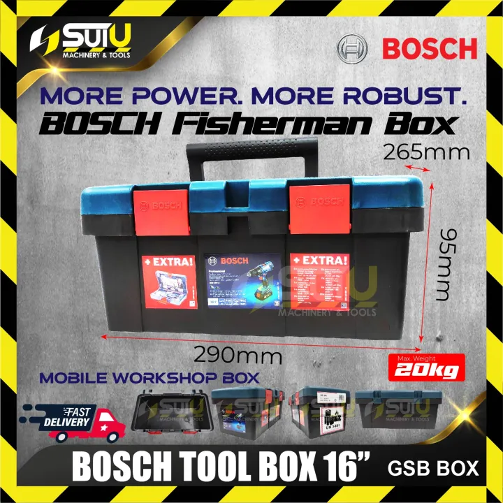 BOSCH GSB FISHERMAN TOOL BOX Lazada
