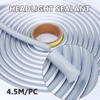 4.5M Car Headlight Sealant Rubber Head Light Repair Re-Sealing Strip Decoration White Butyl Car Door Trunk Buffer Strip