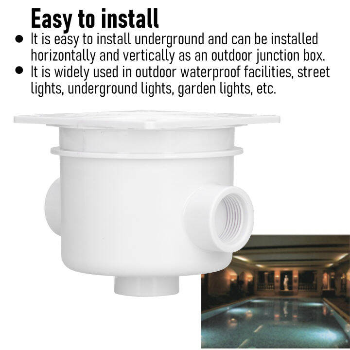 Junction Box Non‑toxic UV‑proof Two‑way Plastic Underwater Wire